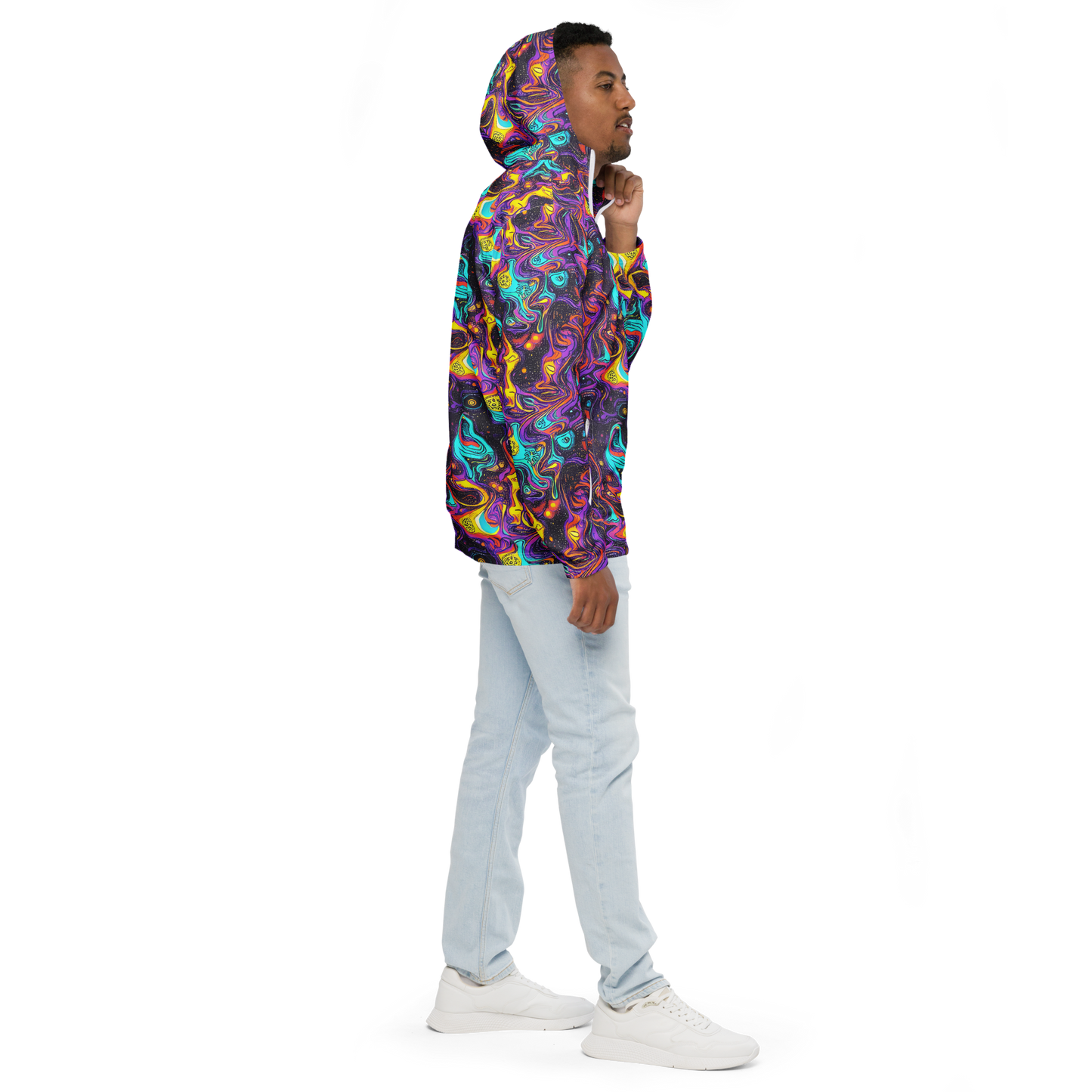 Men's Windbreaker - Hutty Nebula