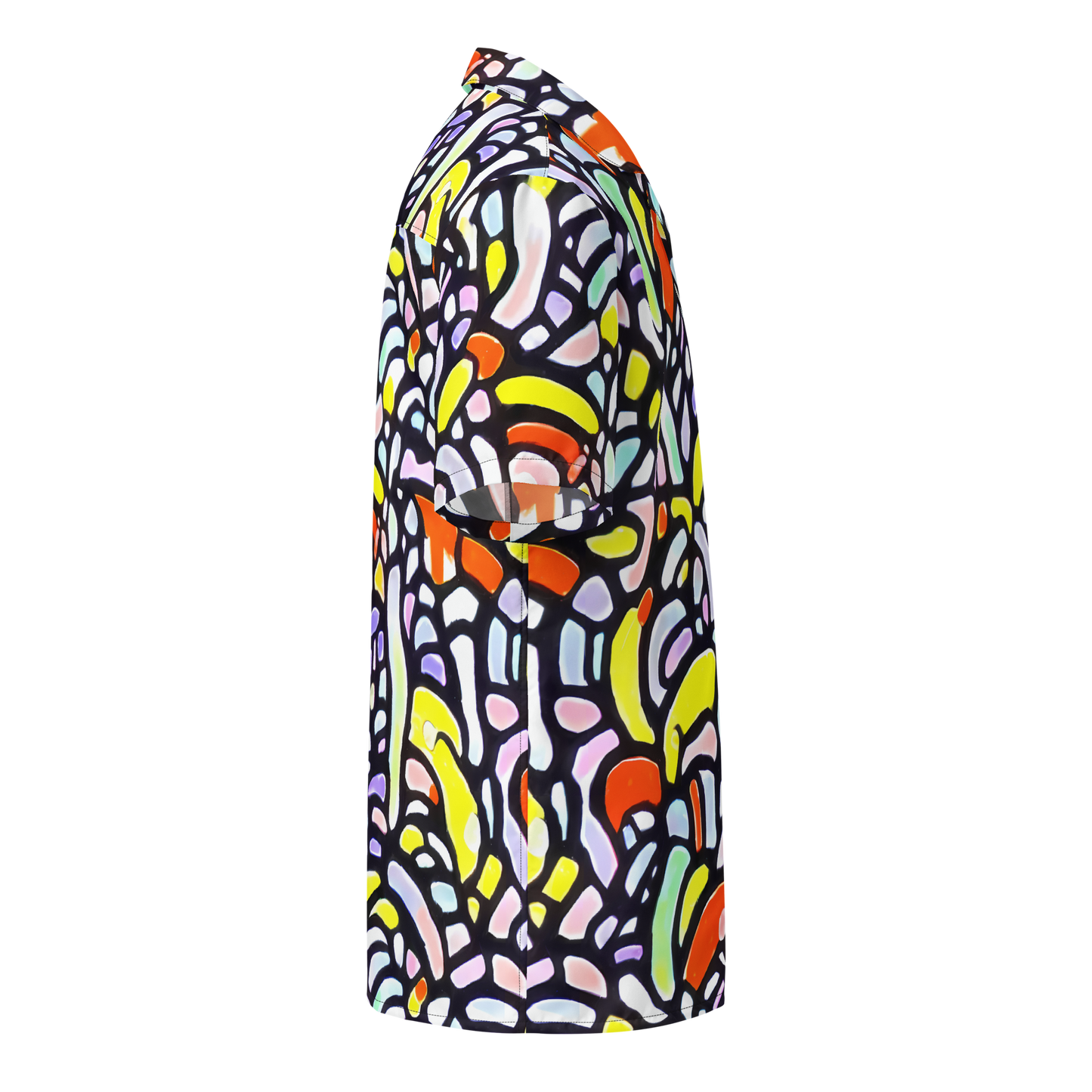 Button Shirt - Cubist Carousel