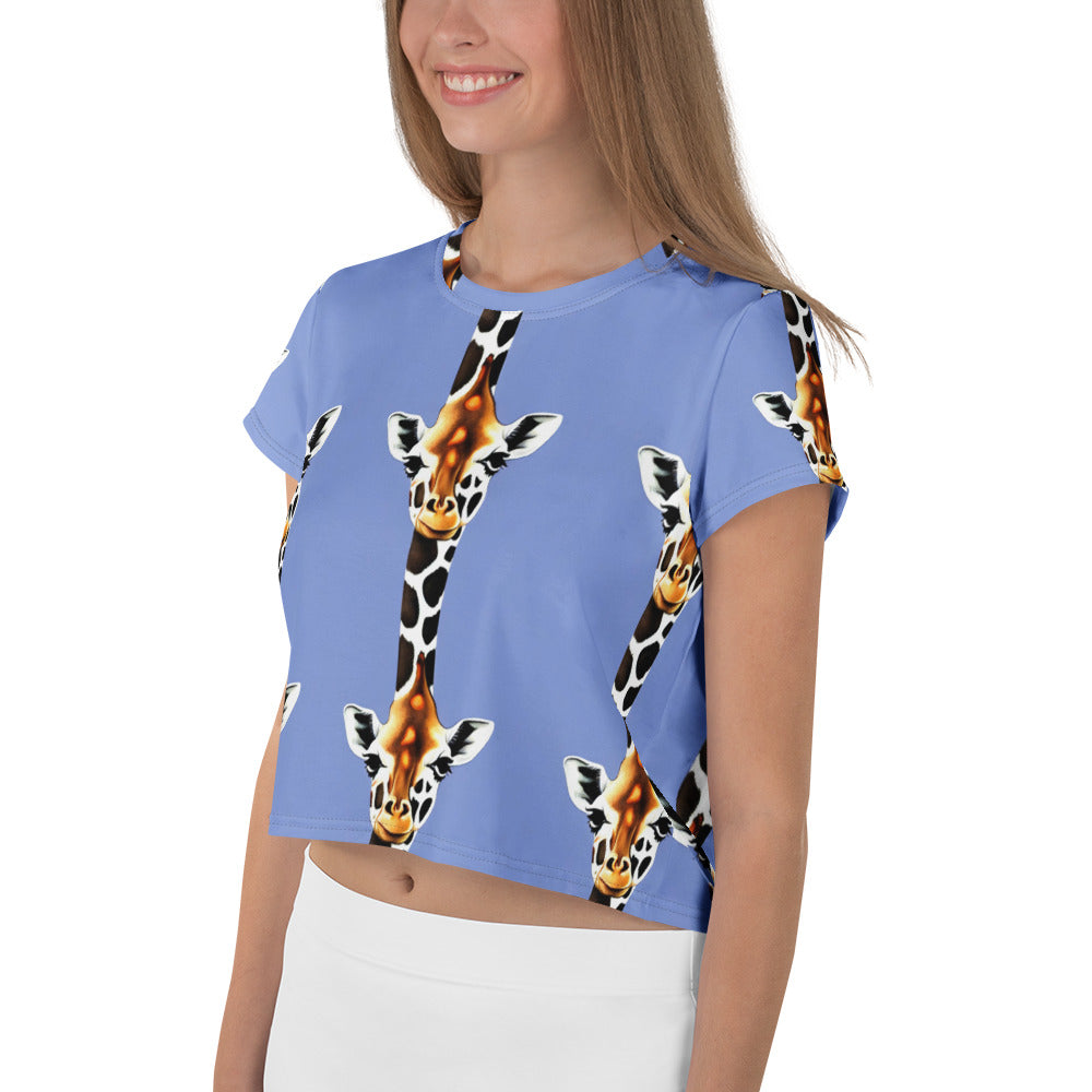Crop Tee - Giraffe Glow