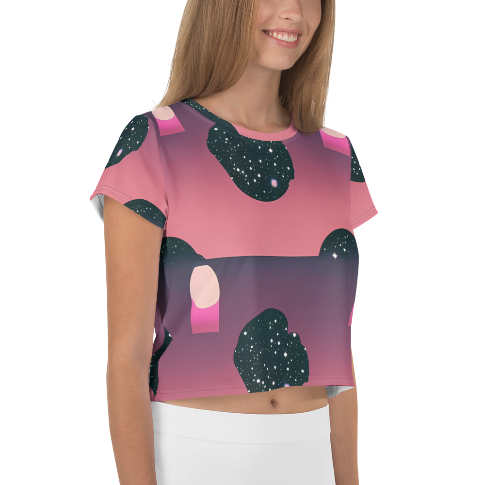 Women's Crop Tee - Dreamscape Horizon