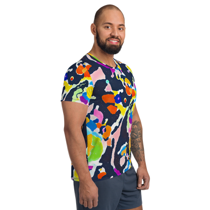 Men's Athletic T-Shirt - Kaleido Burst