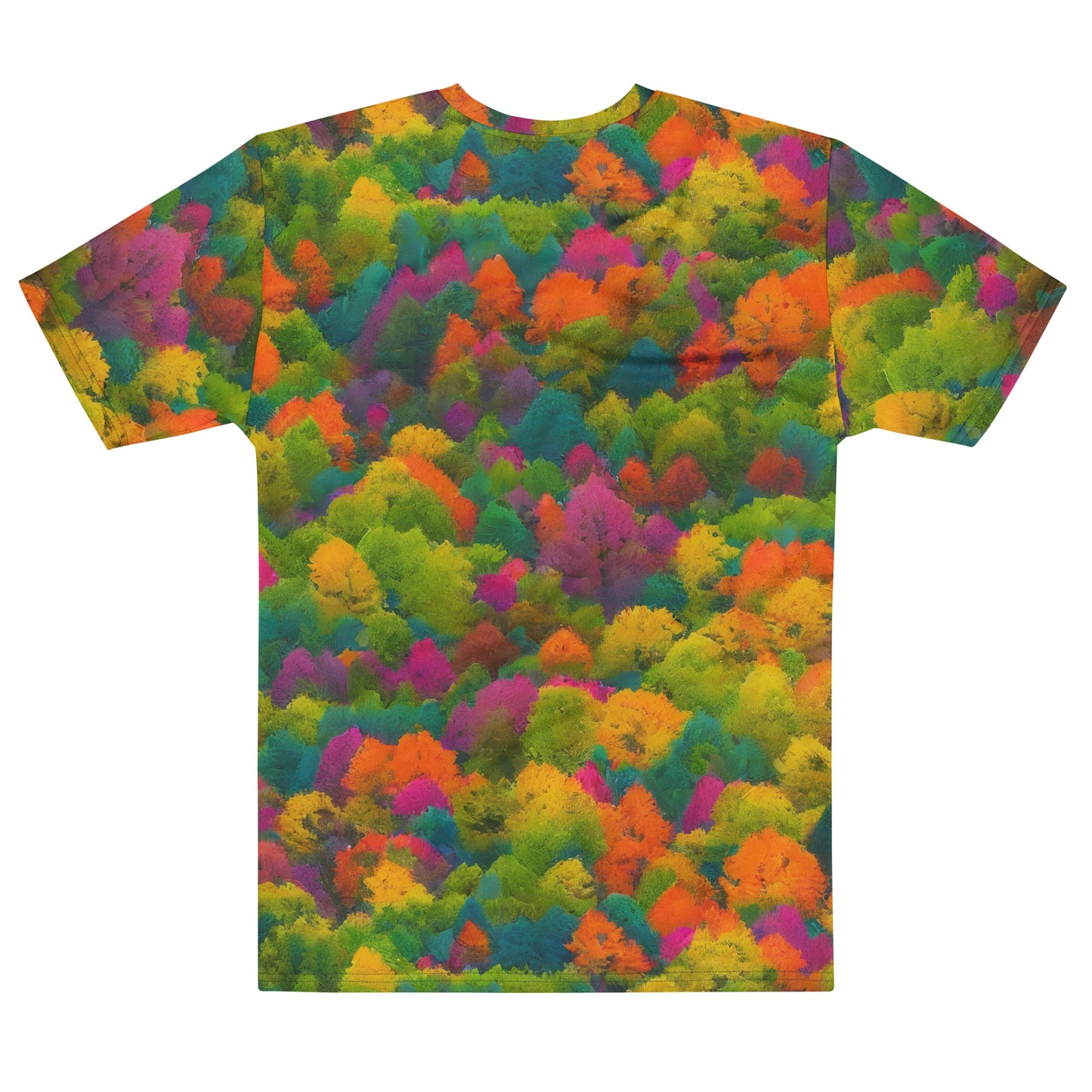 Men's Crew Neck T-Shirt - Autumn Kaleidoscope