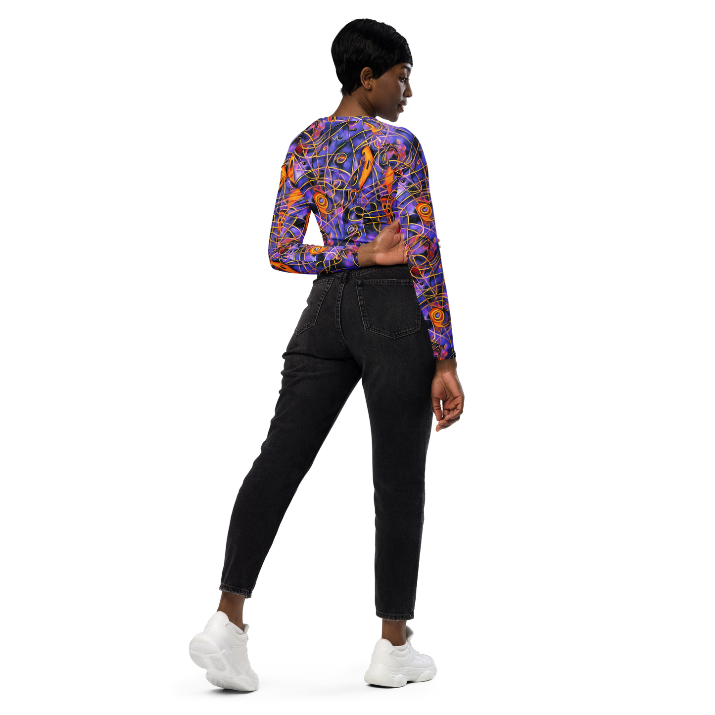 Long Sleeve Crop Top - Bailly's Twist