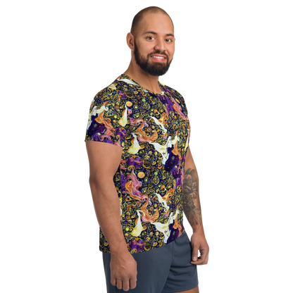 Men's Athletic T-Shirt - Ethereal Waltz