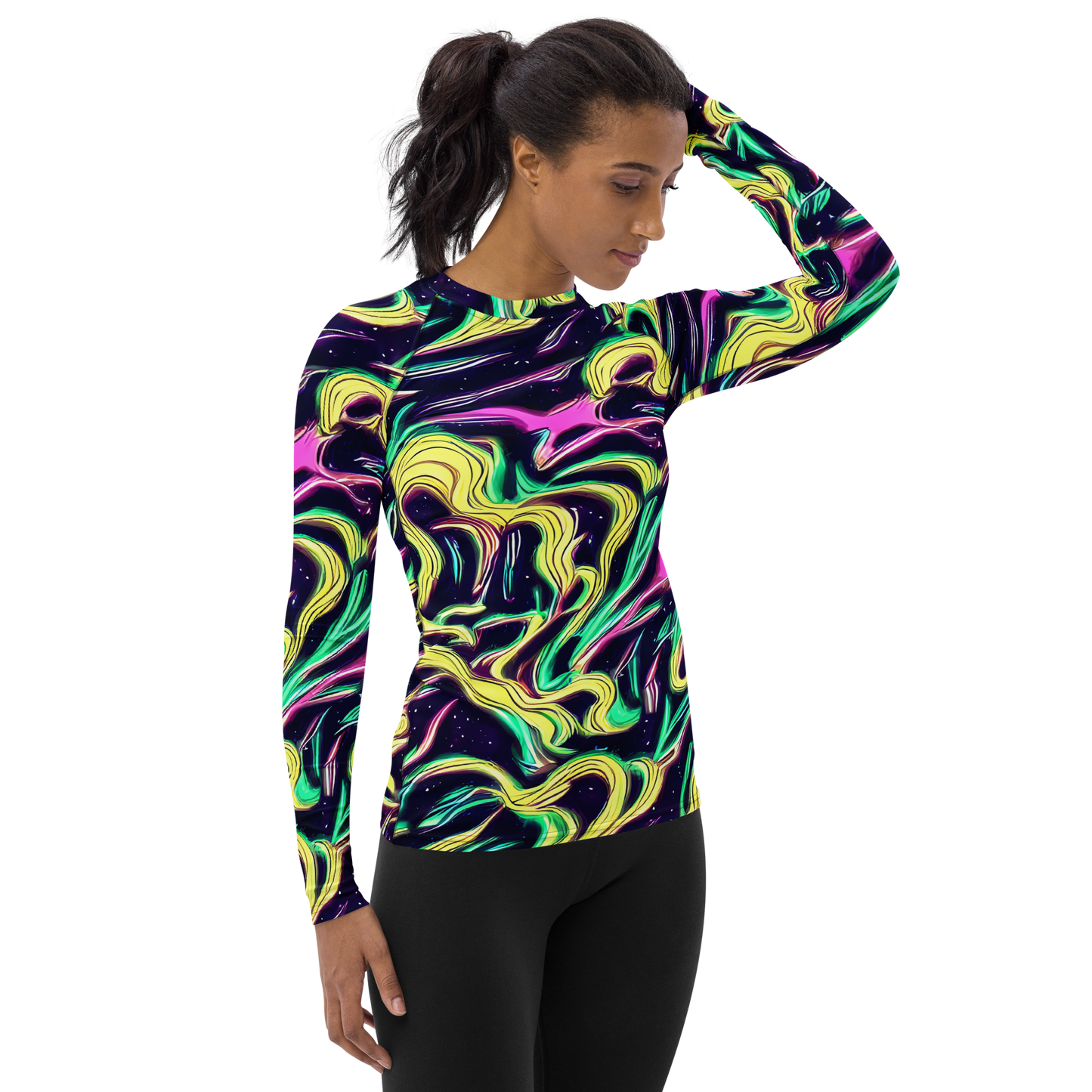 Women's Rash Guard - Casson's Whirl