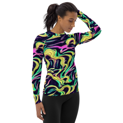 Women's Rash Guard - Casson's Whirl