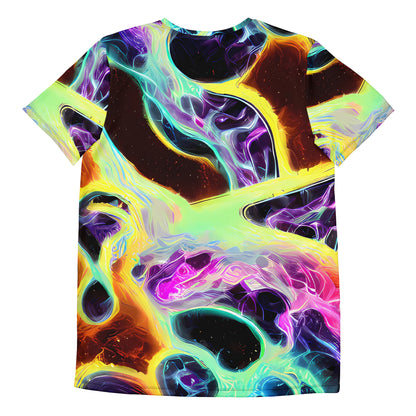 Men's Athletic T-Shirt - Etherial Eruption
