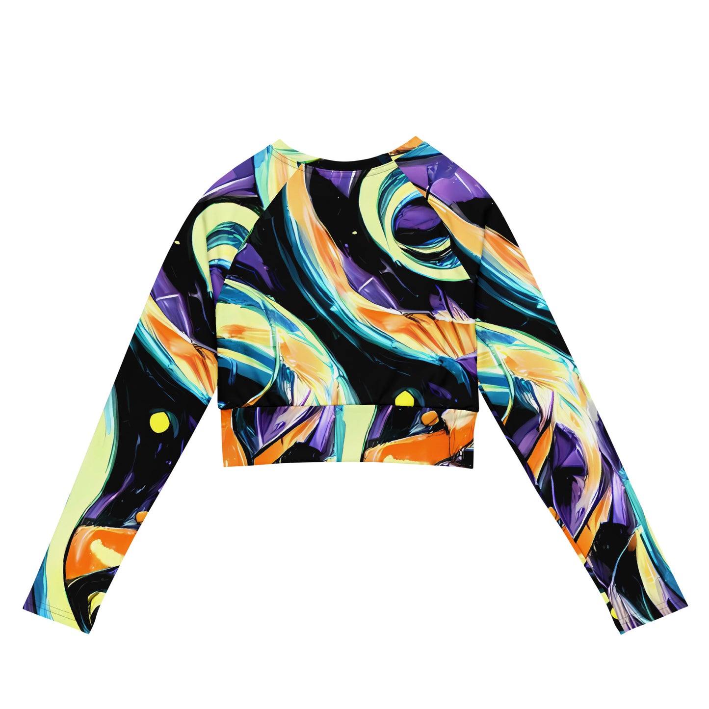 Long Sleeve Crop Top - Dorothy's Whirl