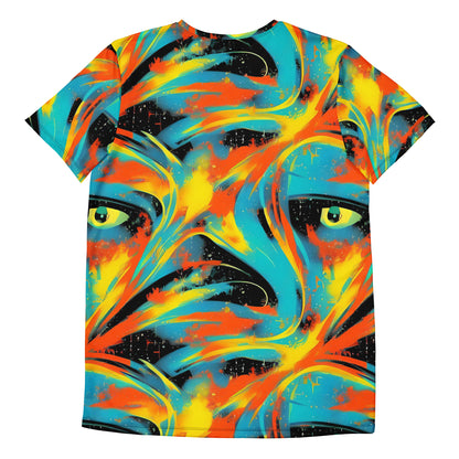 Men's Athletic T-Shirt - Solar Swoosh
