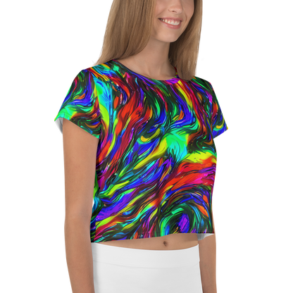 Women's Crop Tee - Calraet Swirl