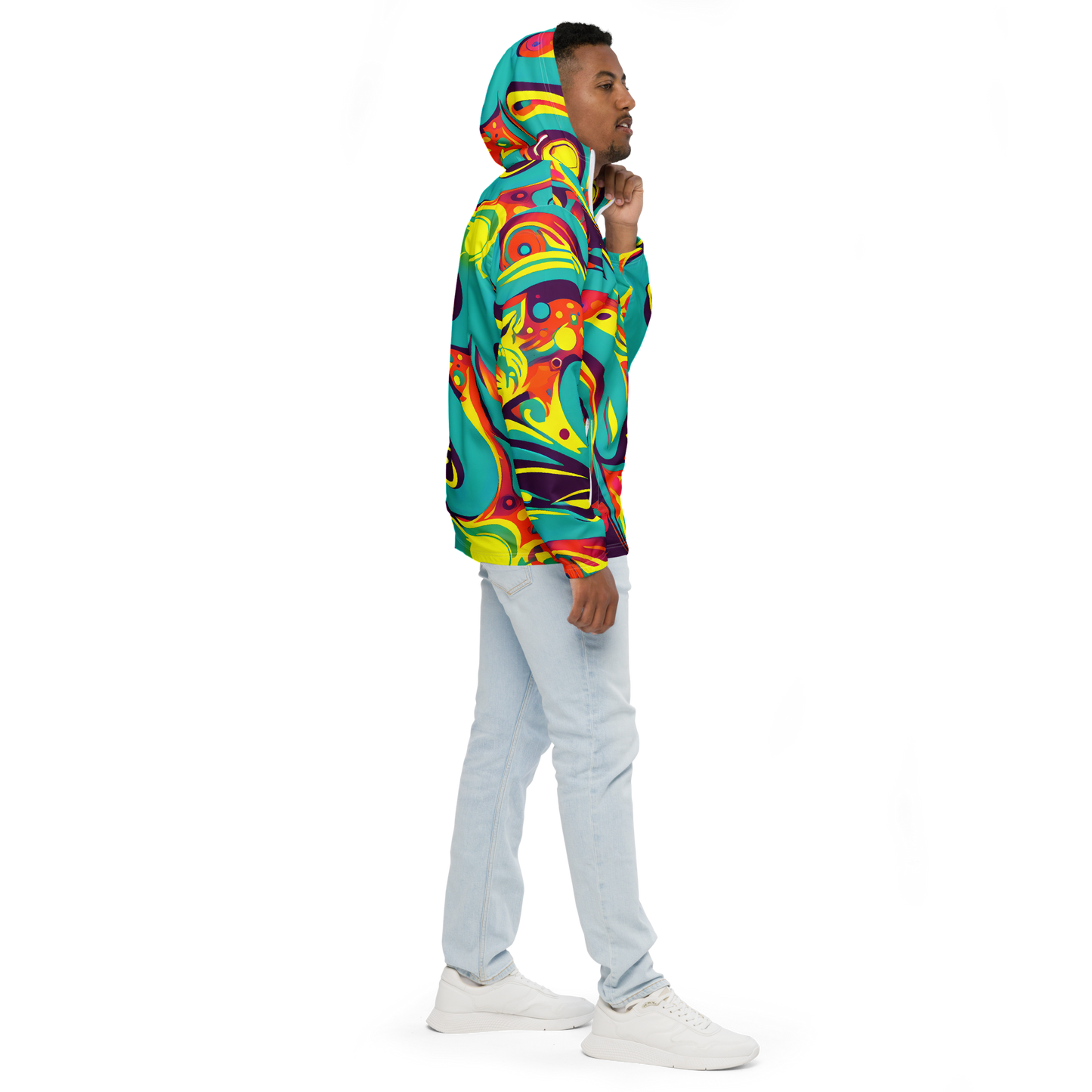 Men's Windbreaker - Retro Ribbon