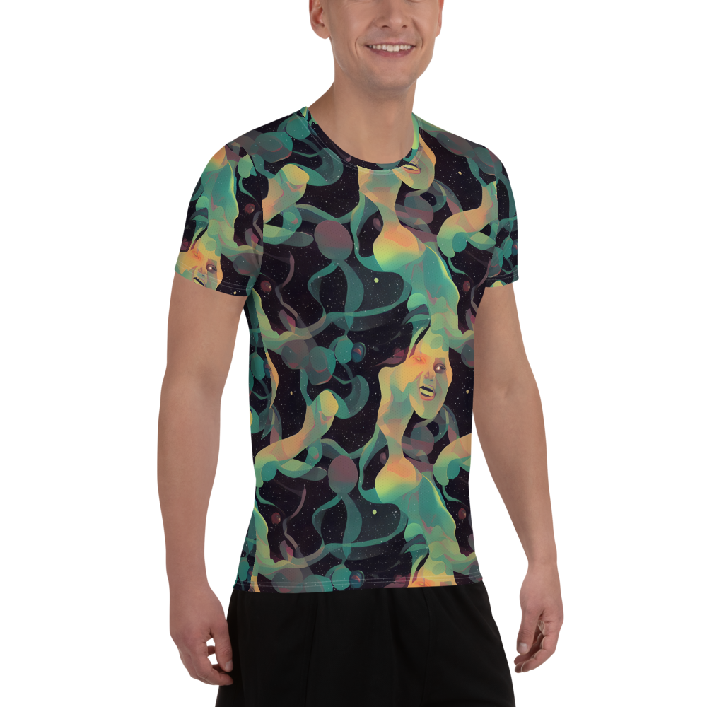 Men's Athletic T-Shirt - Astral Rhythms