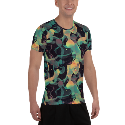 Men's Athletic T-Shirt - Astral Rhythms