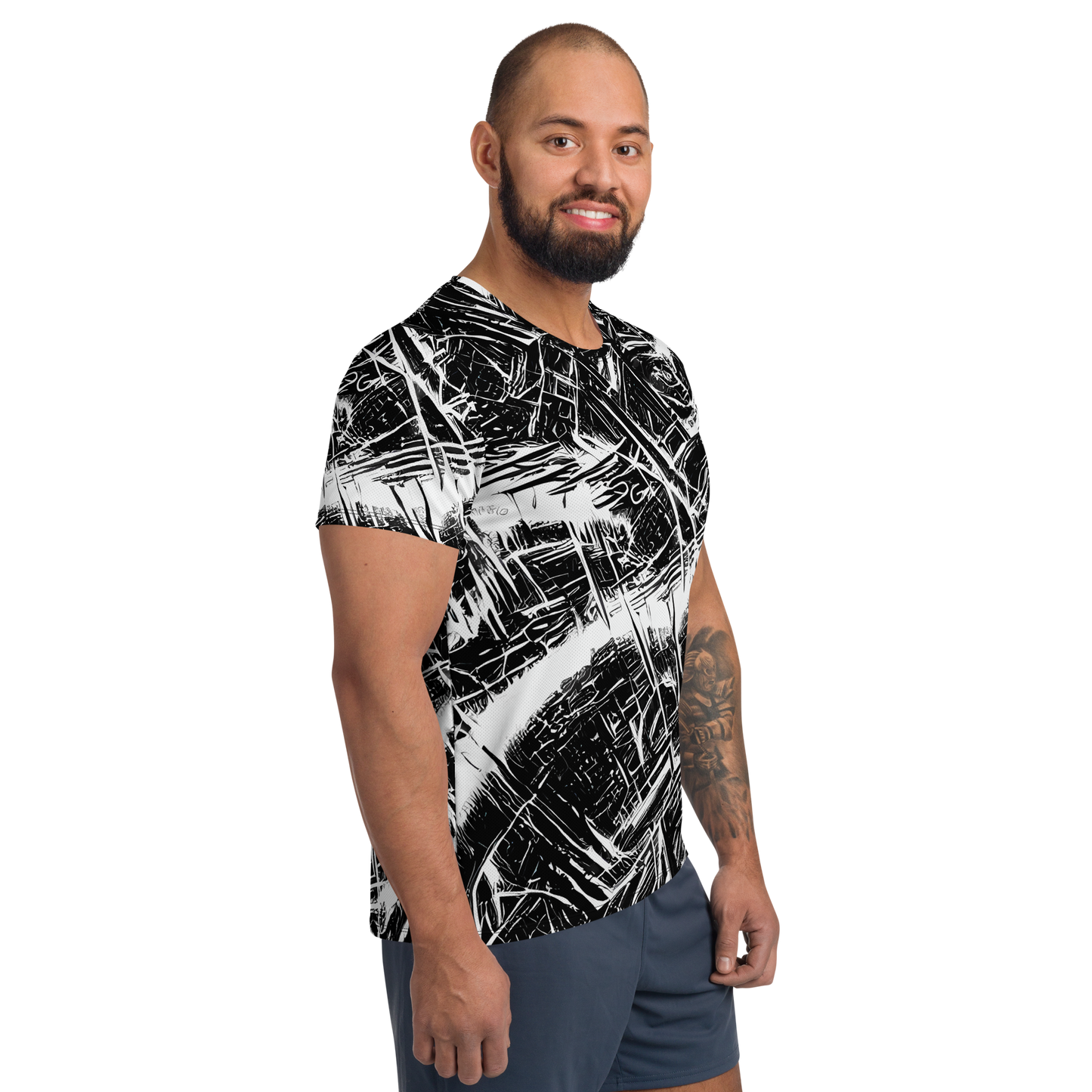 Men's Athletic T-Shirt - Ferriss Fractals