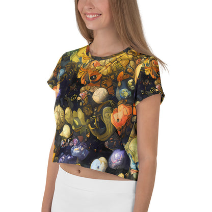 Women's Crop Tee - Baroque Blossom