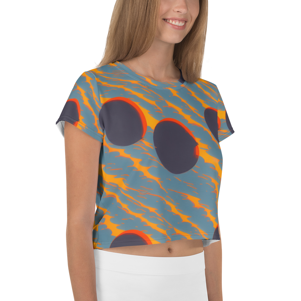 Women's Crop Tee - Flames of Gravity