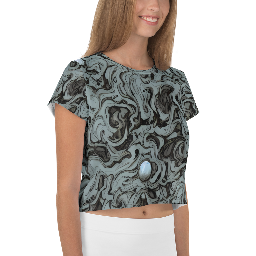 Women's Crop Tee - Caruso Swirl