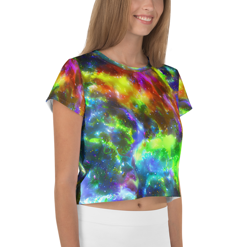 Women's Crop Tee - Neer Nebula