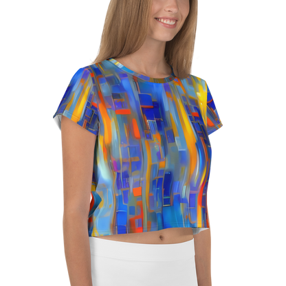 Women's Crop Tee - Neoplastique Flow