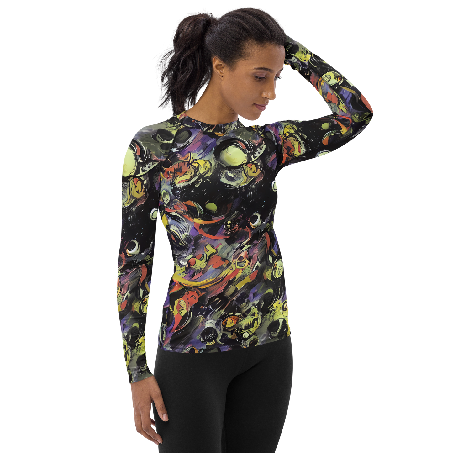 Women's Rash Guard - Fires of the Void