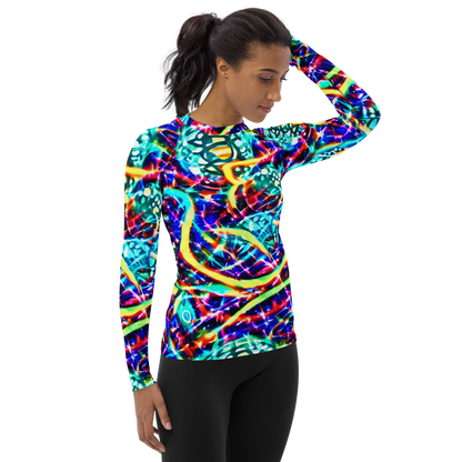 Women's Rash Guard - Fynesian Galaxy