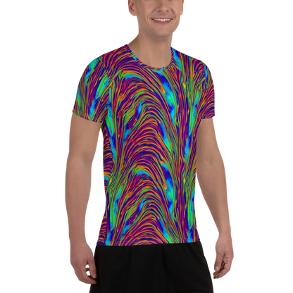 Men's Athletic T-Shirt - Lux Waves