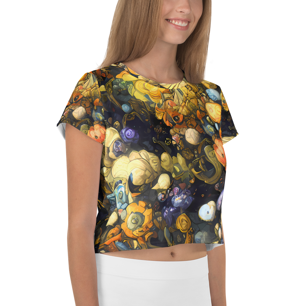 Women's Crop Tee - Baroque Blossom