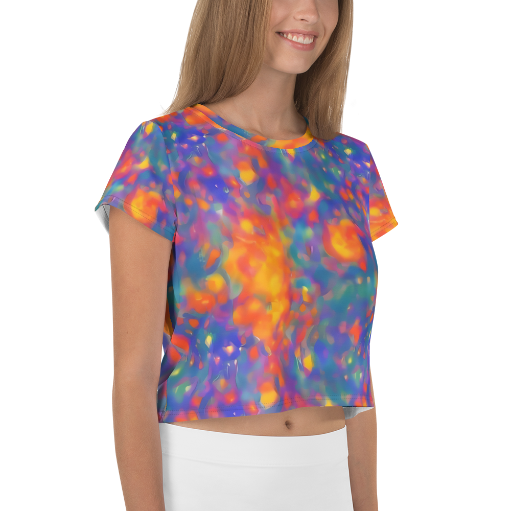 Women's Crop Tee - Nolde Nebula