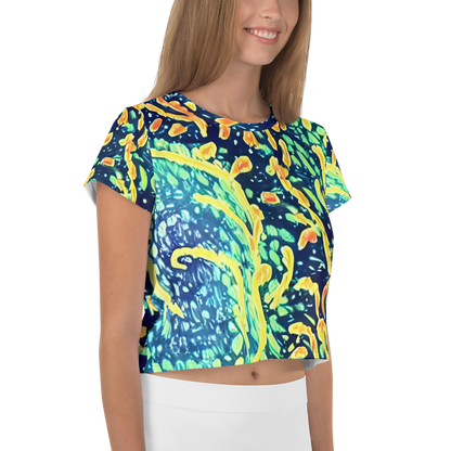 Women's Crop Tee - Vortex Glow