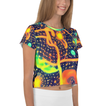 Women's Crop Tee - Coorte's Cosmos