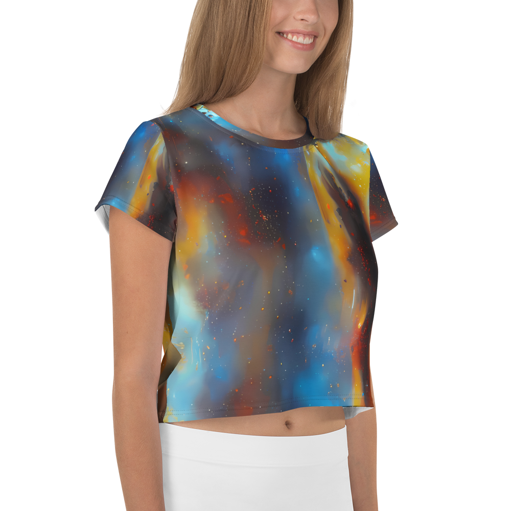 Women's Crop Tee - Chromatique Veil