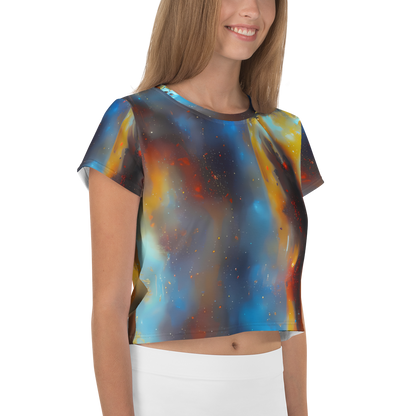 Women's Crop Tee - Chromatique Veil