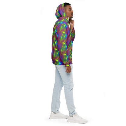 Men's Windbreaker - Prismatic Web