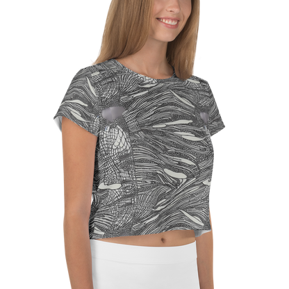 Women's Crop Tee - Sable Currents