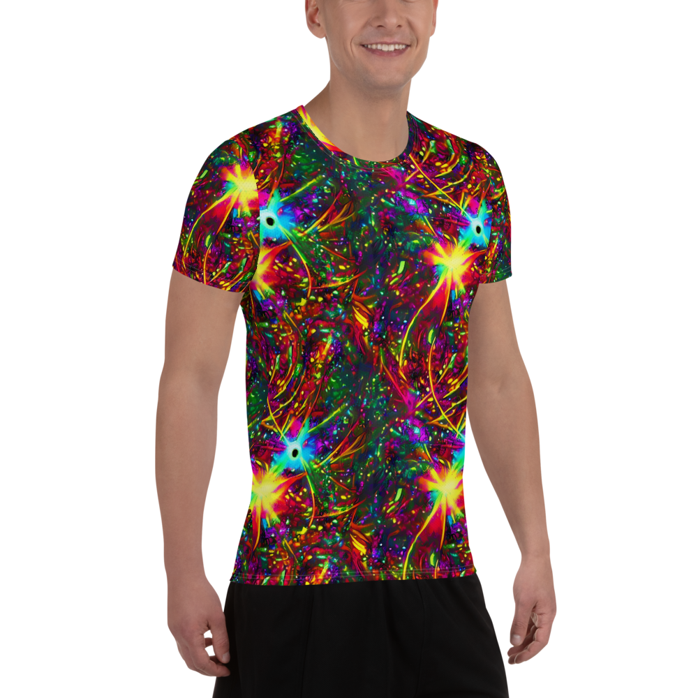 Men's Athletic T-Shirt - Stellar Burst