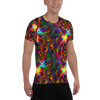 Men's Athletic T-Shirt - Stellar Burst