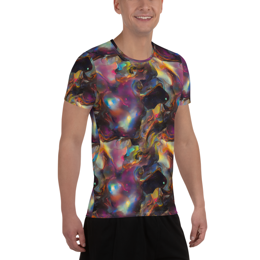 Men's Athletic T-Shirt - Cosmic Fusion