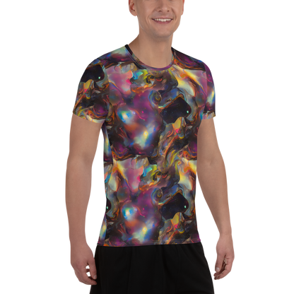 Men's Athletic T-Shirt - Cosmic Fusion