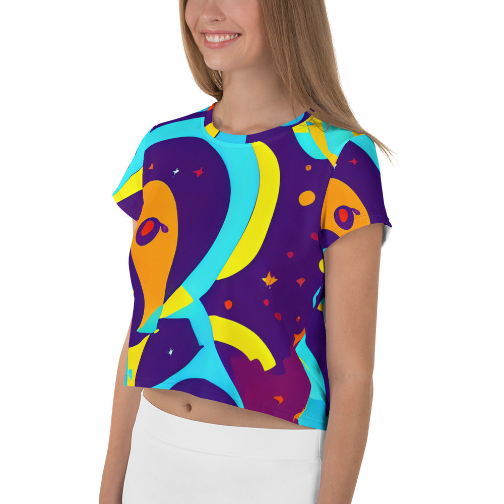 Women's Crop Tee - Gerace Geometry