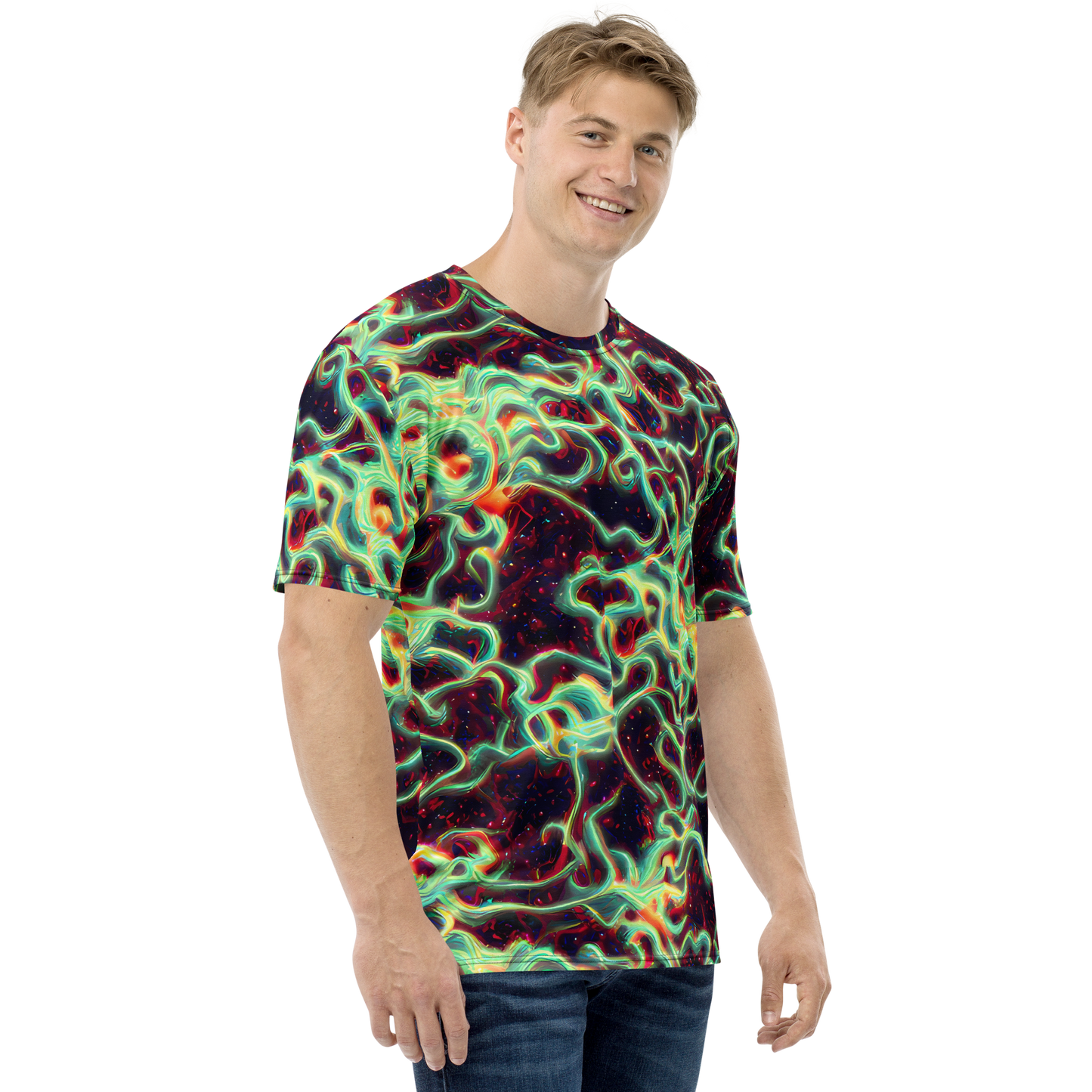 Men's Crew Neck T-Shirt - Chimeric Currents