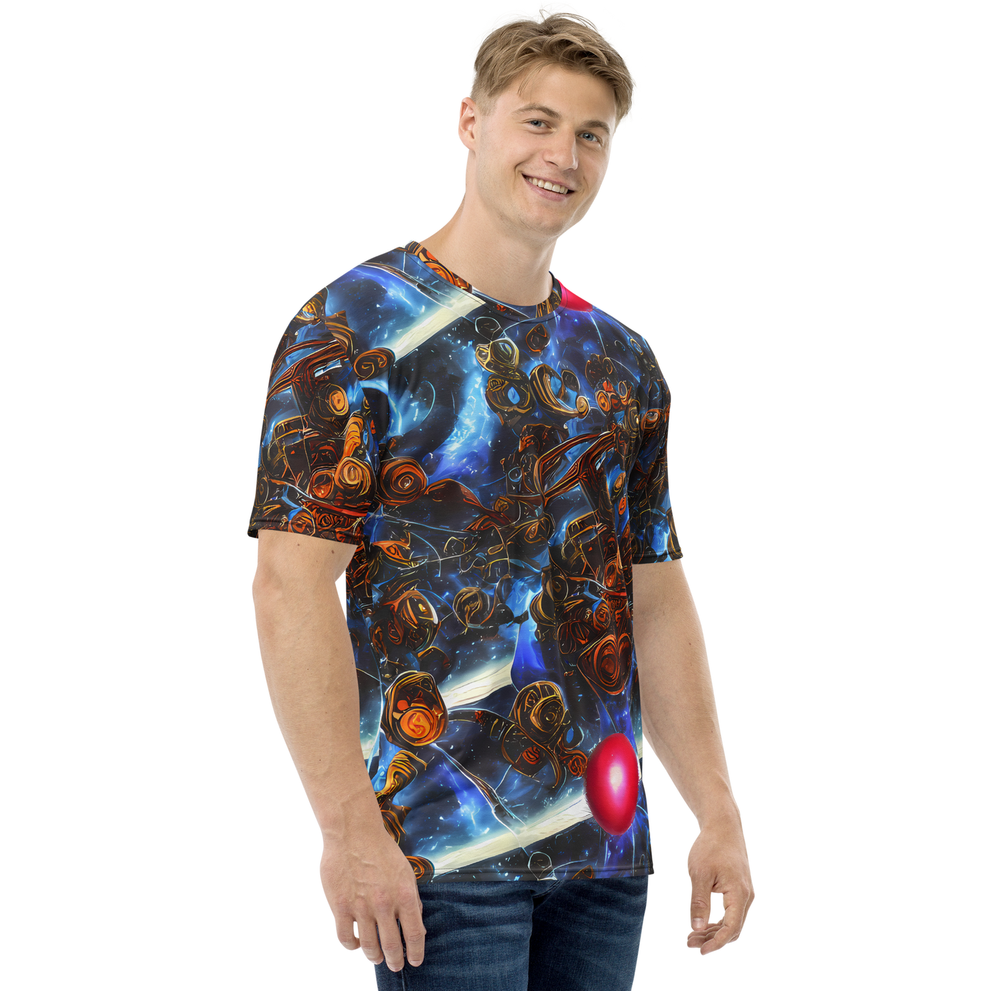 Men's Crew Neck T-Shirt - Pimenov's Cosmos