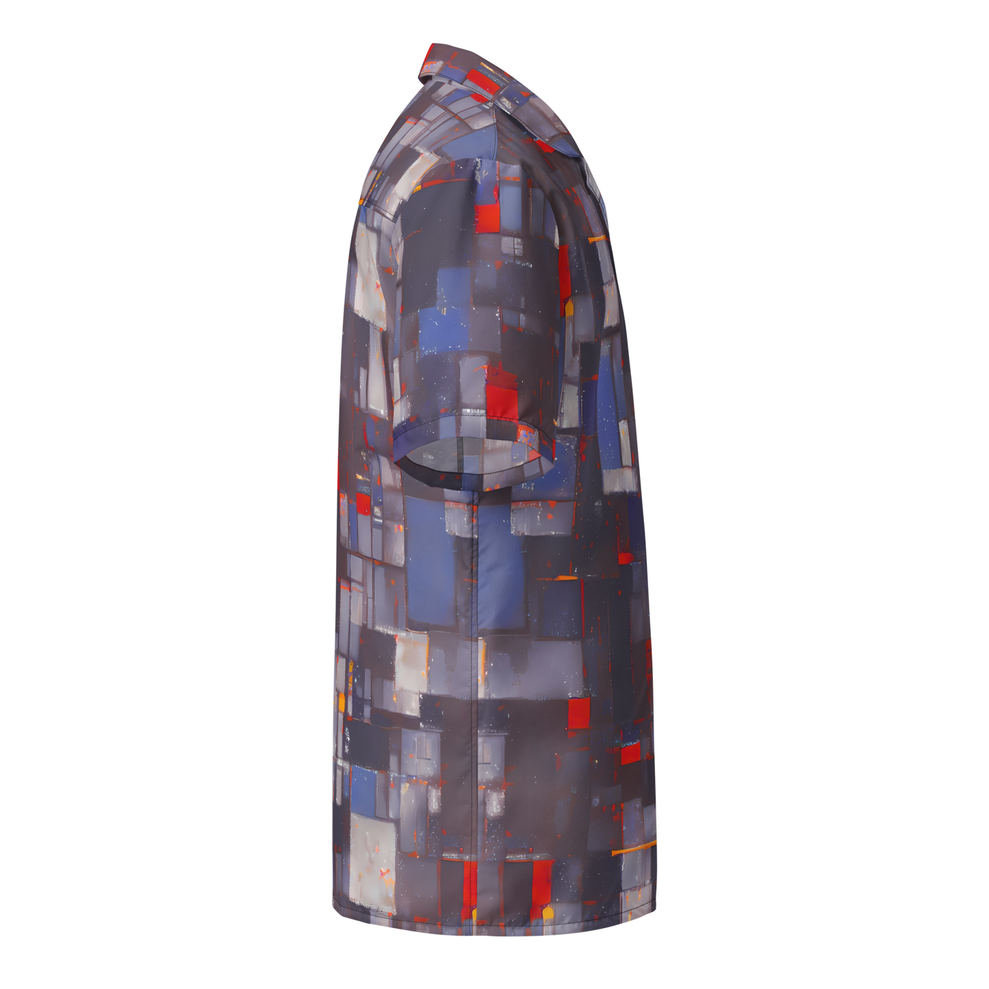 Button Shirt - Cubist Rhythm