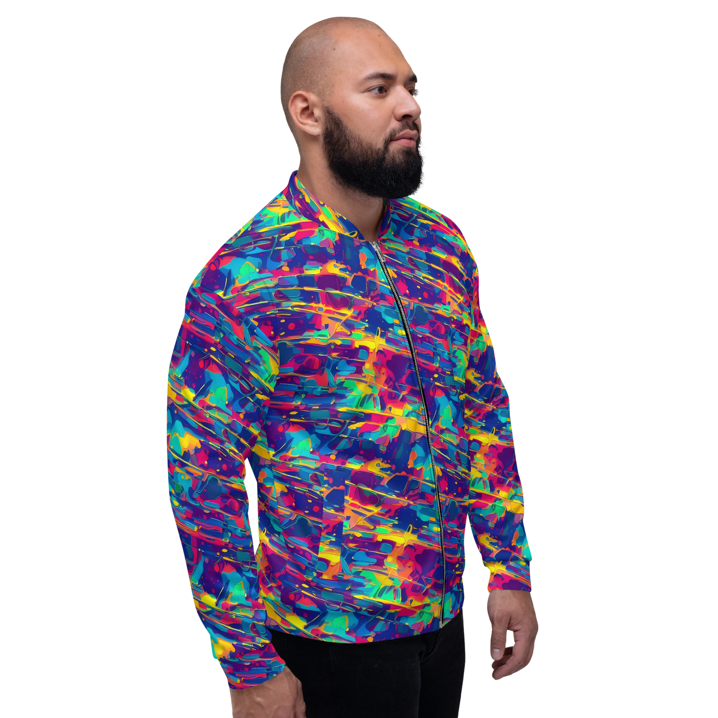 Bomber Jacket - Spectrum Streaks