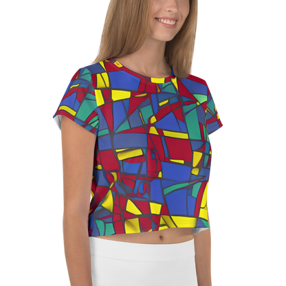 Women's Crop Tee - Vibrant Vexation