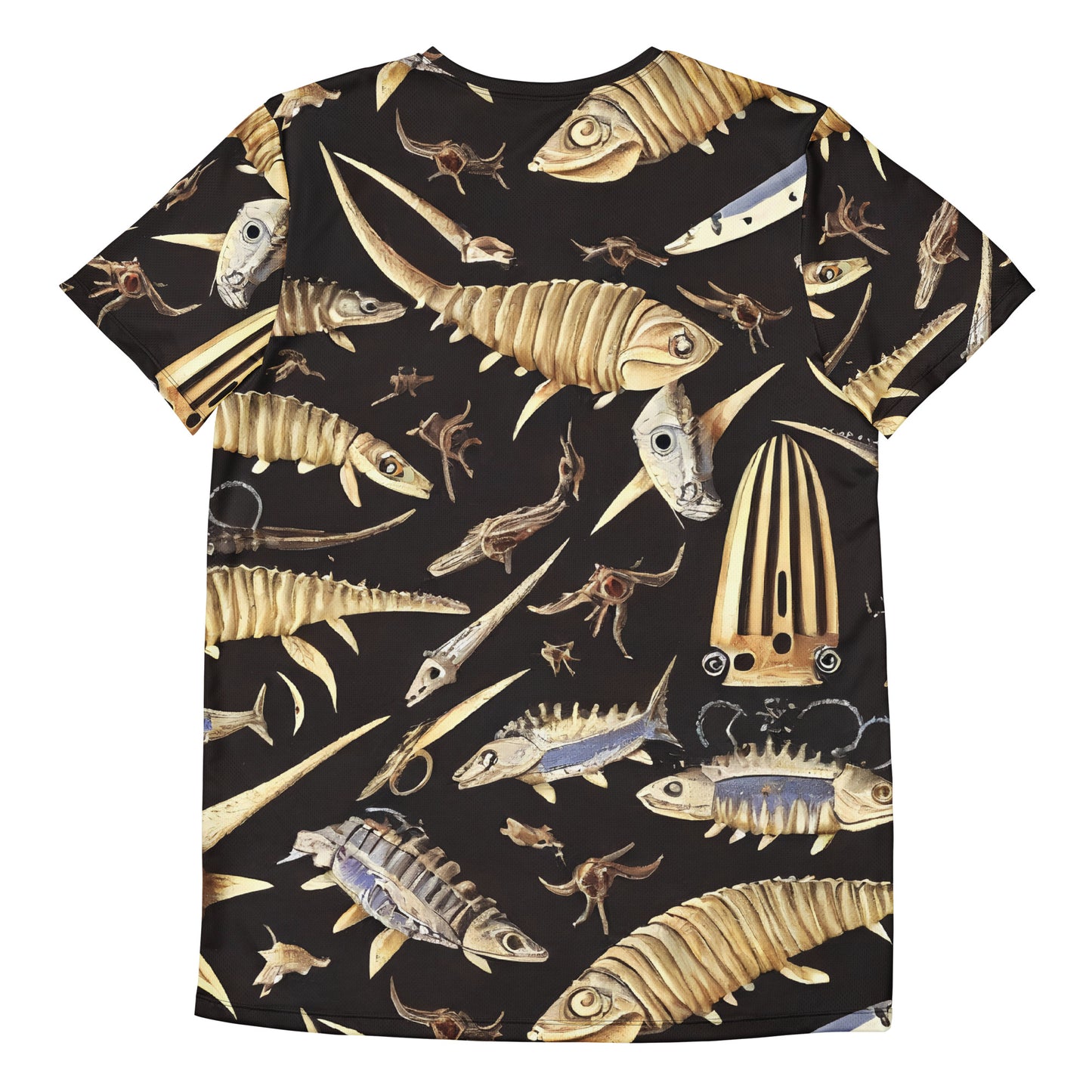 Men's Athletic T-Shirt - Fossil Fantasia