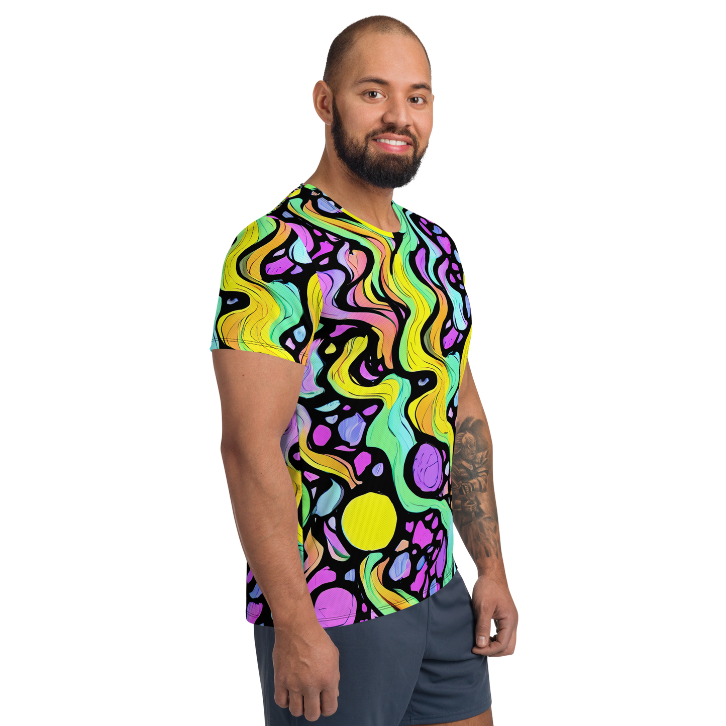 Men's Athletic T-Shirt - Sillman Swirl