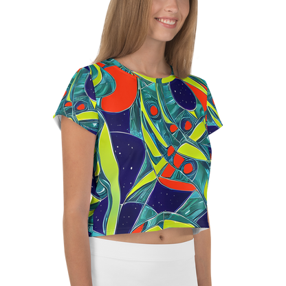 Women's Crop Tee - Harmonic Mirage