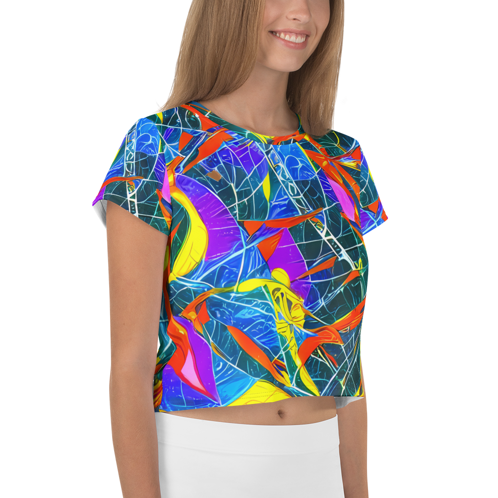 Women's Crop Tee - Arkhipov Waves