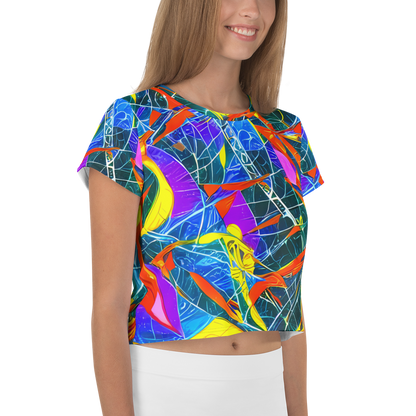 Women's Crop Tee - Arkhipov Waves