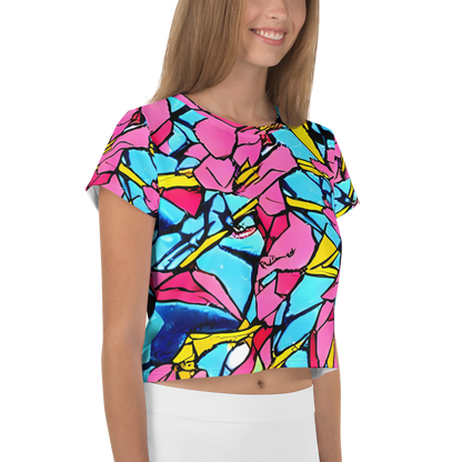 Women's Crop Tee - Barbier Bloom